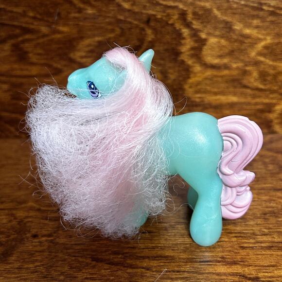 MY LITTLE PONY Vintage 2002 Minty Peppermint Swirl Pony - Picture 3 of 5